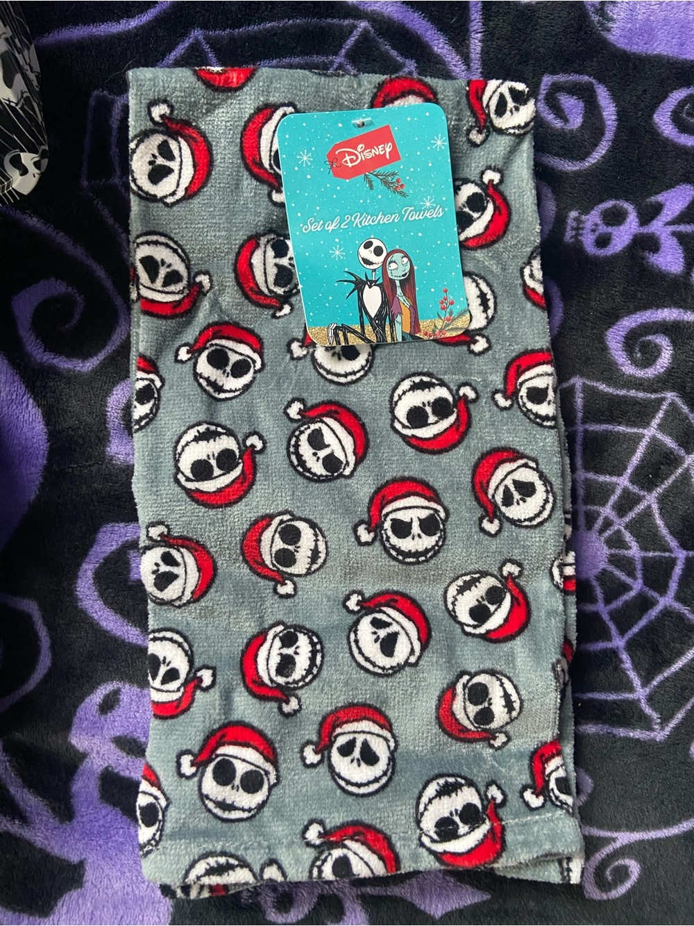 Jack Skellington, two hand towel set
